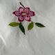 7 antique and embroidered napkins