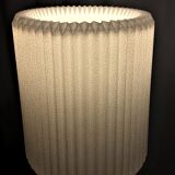 Hand-folded lampshade white effects transparency