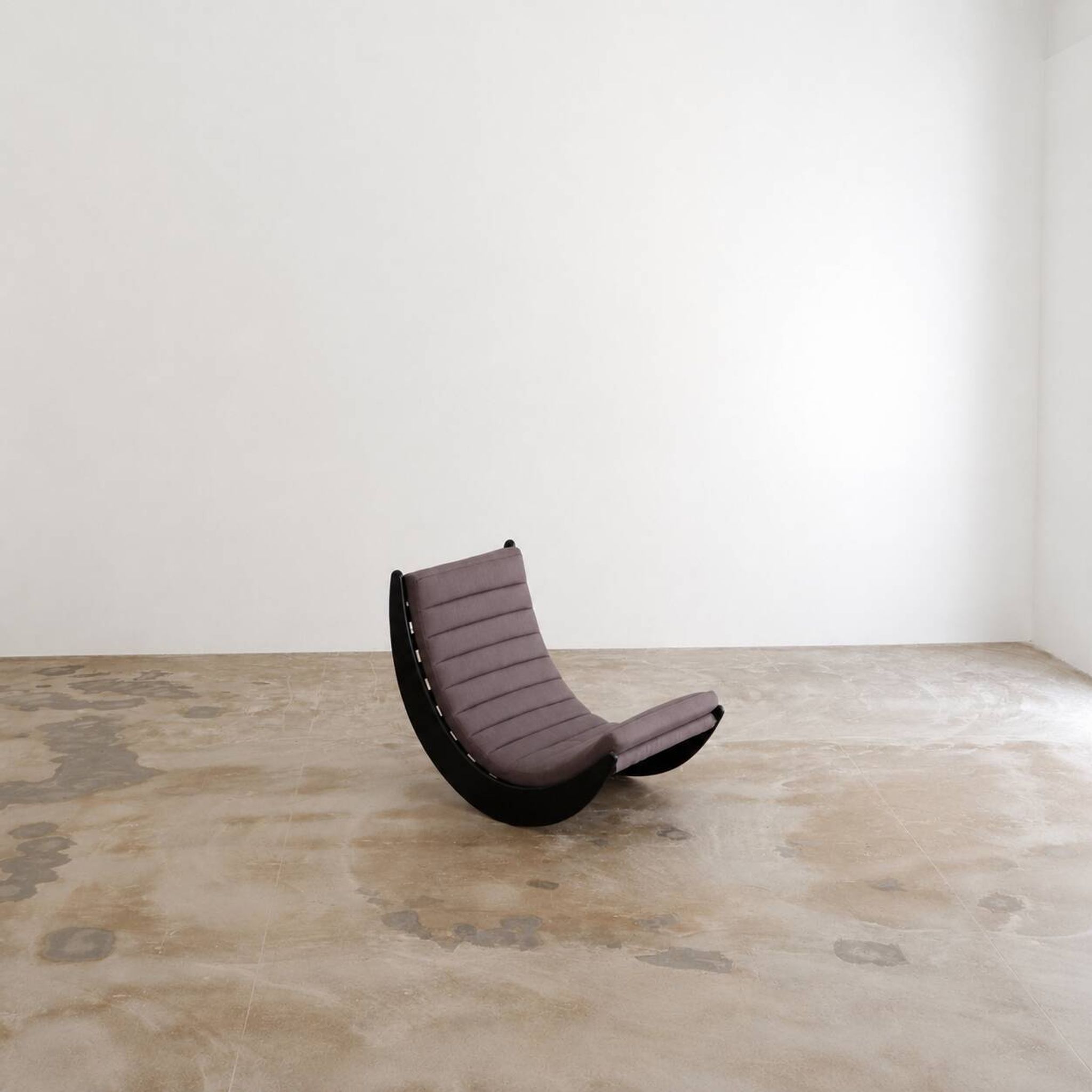 Fauteuil à bascule "Relaxer 2" de Verner Panton par Rosenthal réupholsté