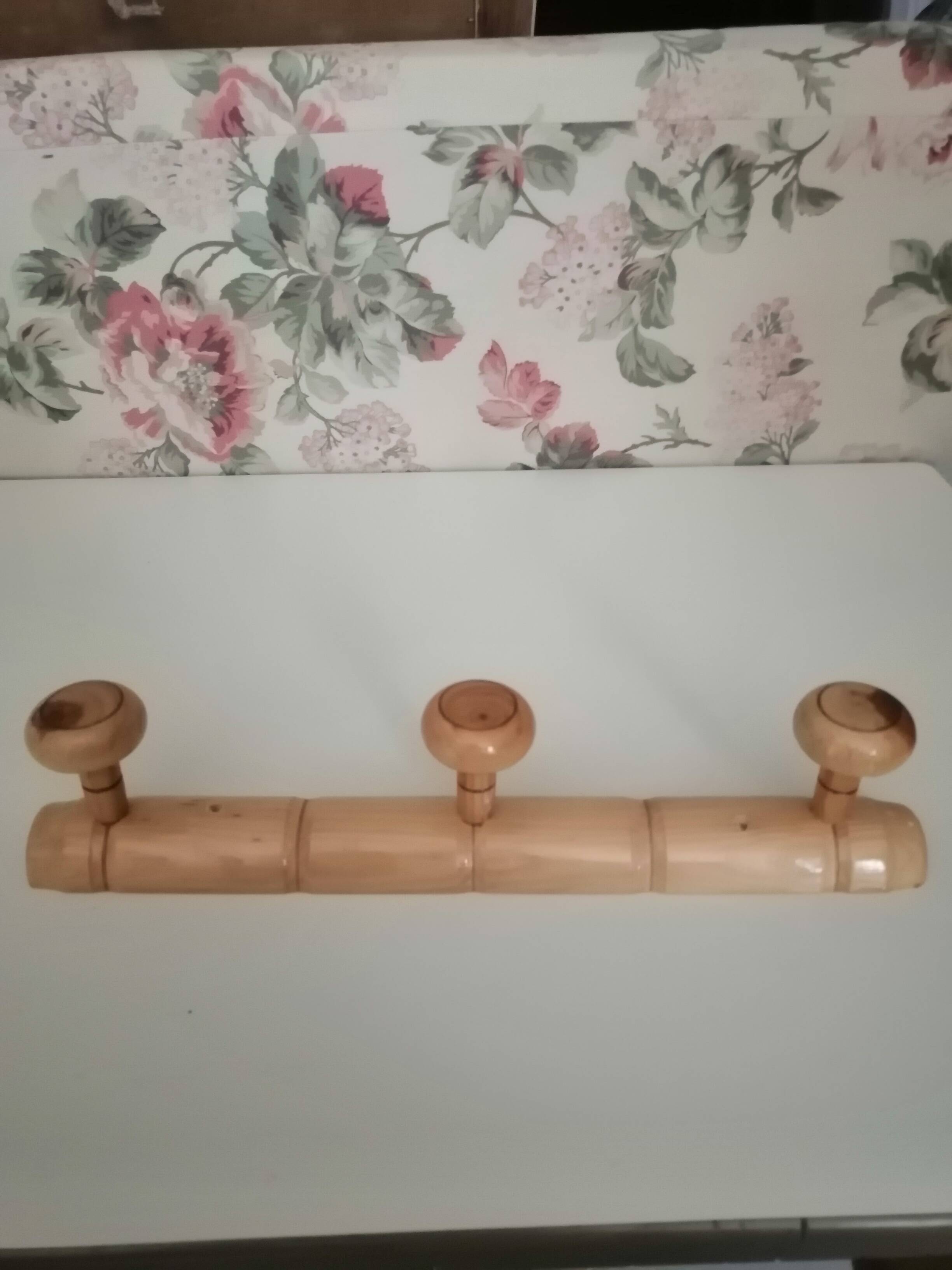 Porte manteau en bois 3 patères