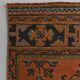 3x11 Vintage Terracotta Oriental Pattern Turkish Runner Rug, 89x342Cm