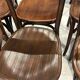 Set of 12 mismatched bistro chairs Baumann & Fischel 1930