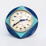 70s modern ceramic wall clock Junghans, Germany