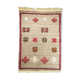 Carpet in gray wool 100x70cm