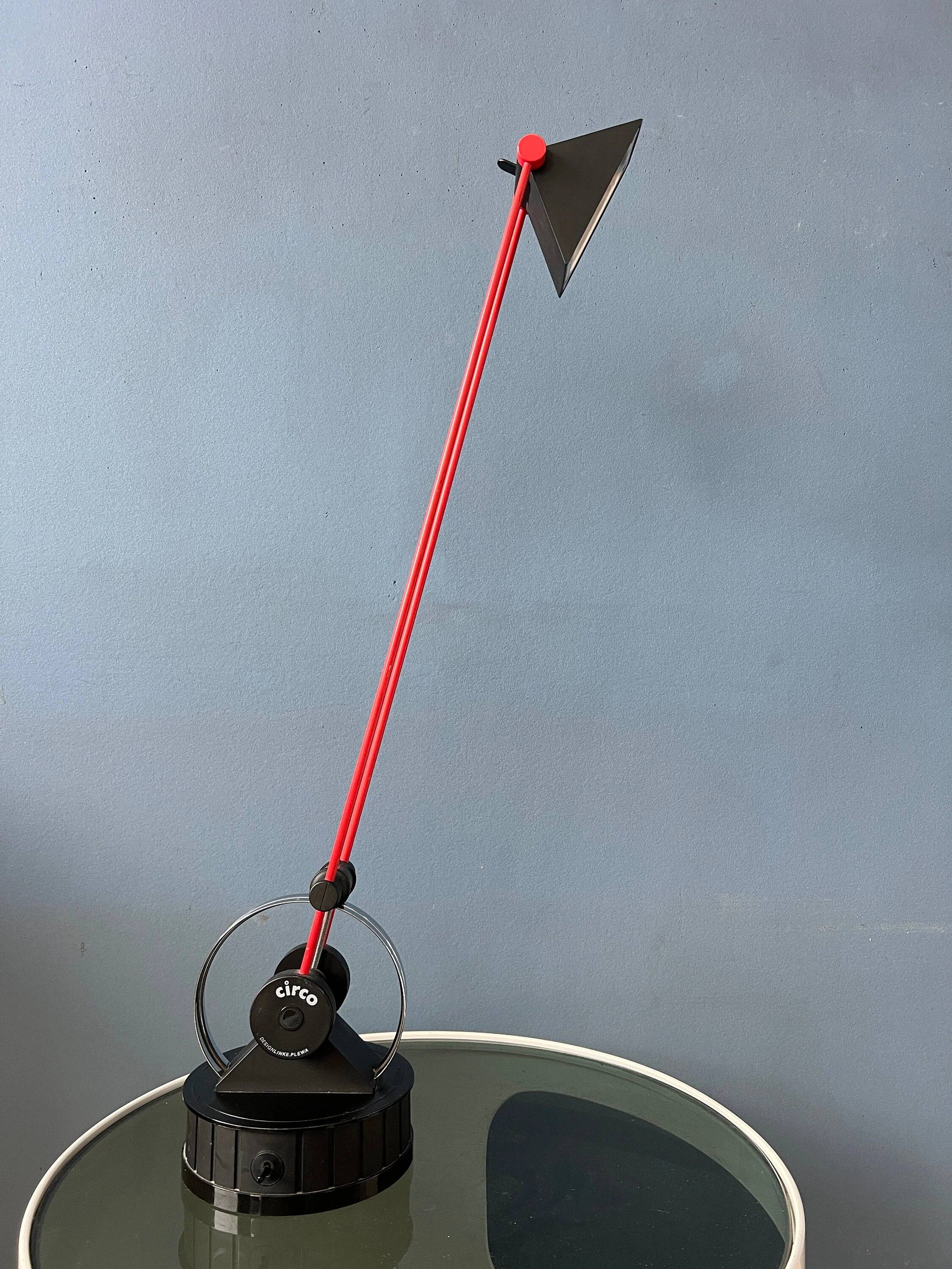 Postmodern table lamp Circo from the 1980s by Linke Plewa for Brilliant AG