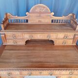 Louis XVI style walnut desk