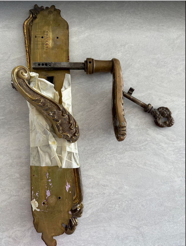 Door plates and door handles from the 70s