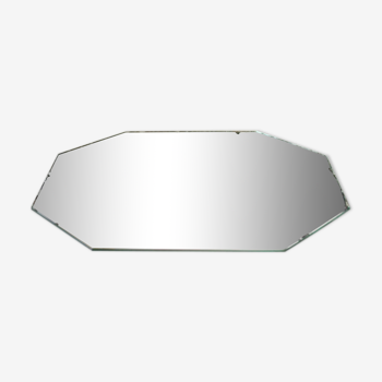 Beveled hexagonal mercury mirror