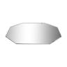 Beveled hexagonal mercury mirror