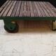 Coffee table, industrial trolley