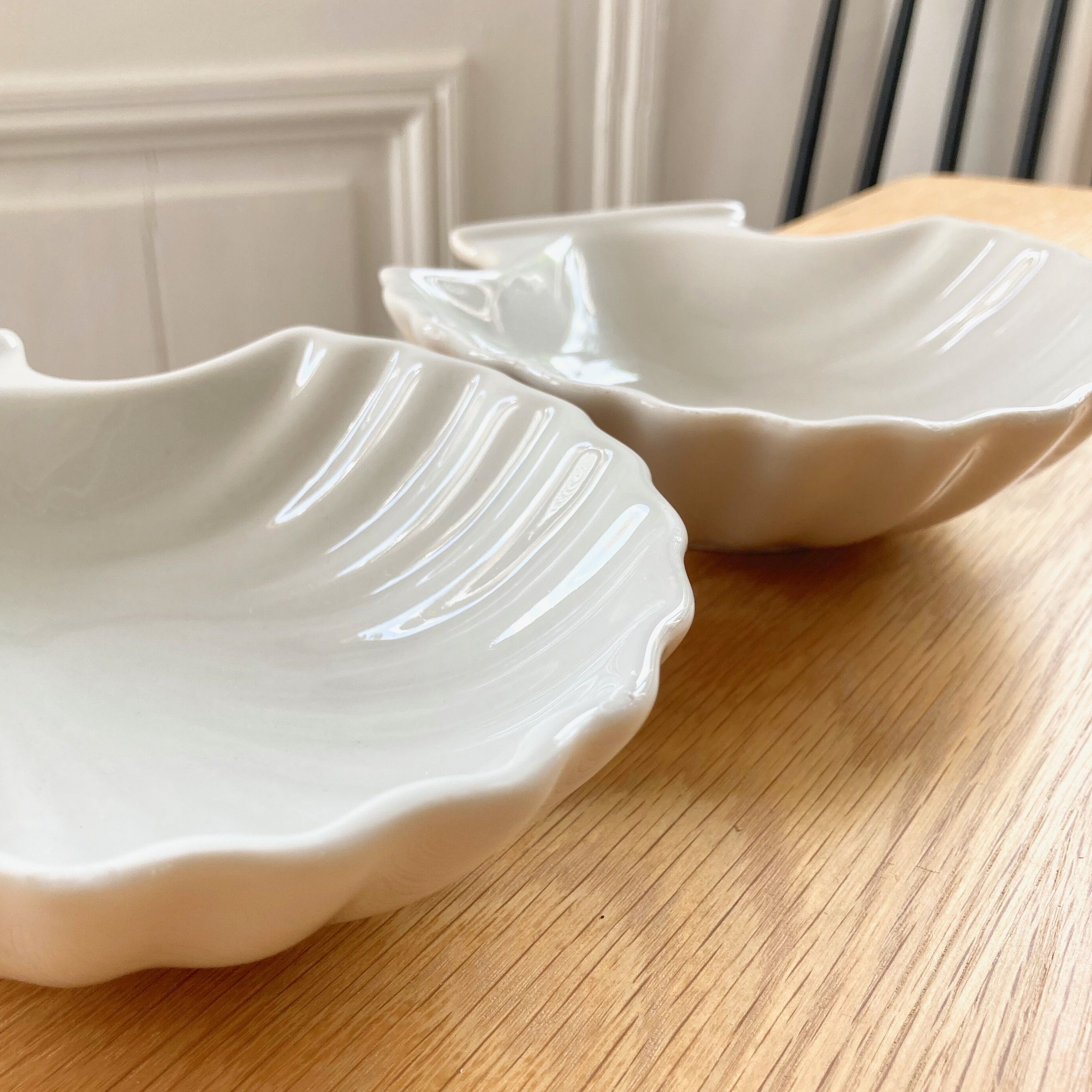 Scallop shell bowls