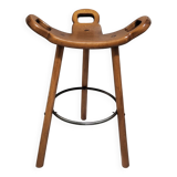 Bar stool, brutalist, Carl Malmsten