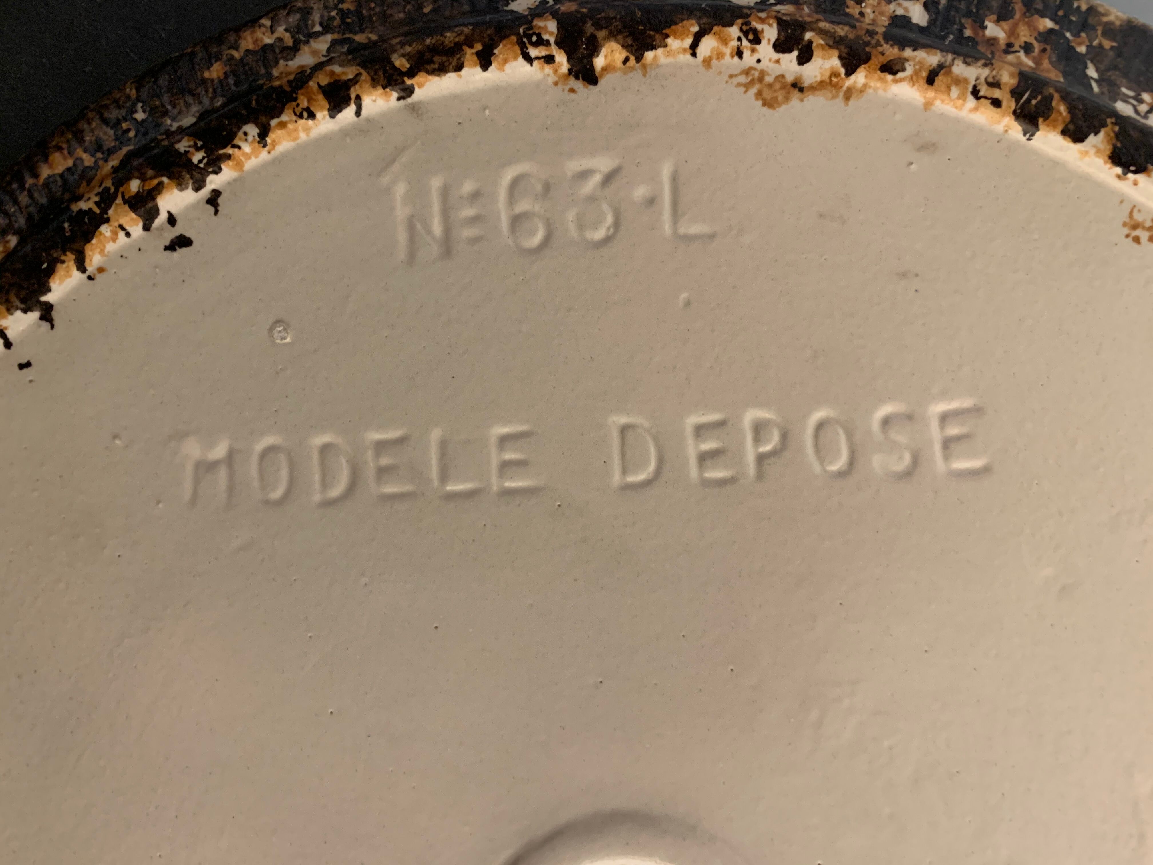 Bruno Dose ceramic cheese platter, Pottery du Breuil