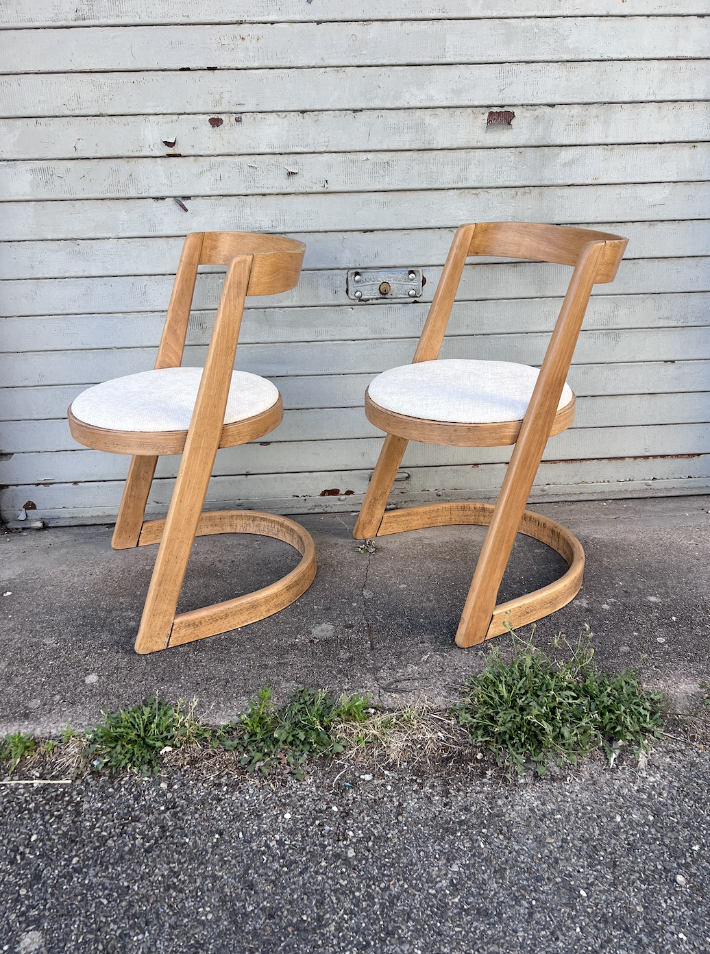 2 Restored Baumann Chairs (model Alpha)