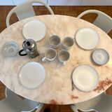 Pink Marble Dining Table (Small, 4 Seater)