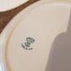 Series of 6 soup plates Earth iron