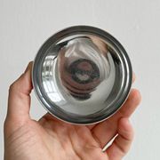 Set of 6 vintage stainless steel bowls.