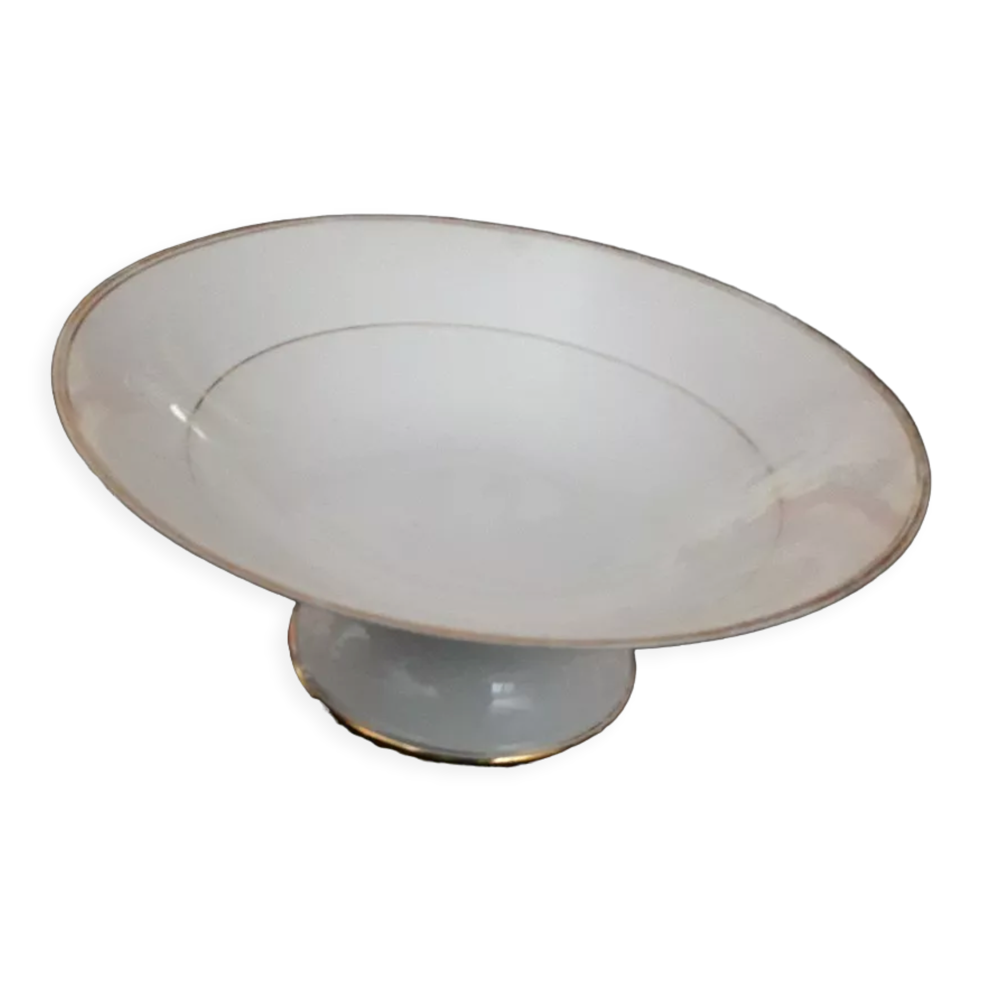 Fruit cup on pedestal - " Aux Lions de Faïence " rue de Rivoli - 80s