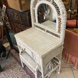 Rattan dressing table