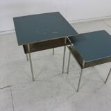 Dutch design set of two sidetables by Wim Rietveld for Auping Holland