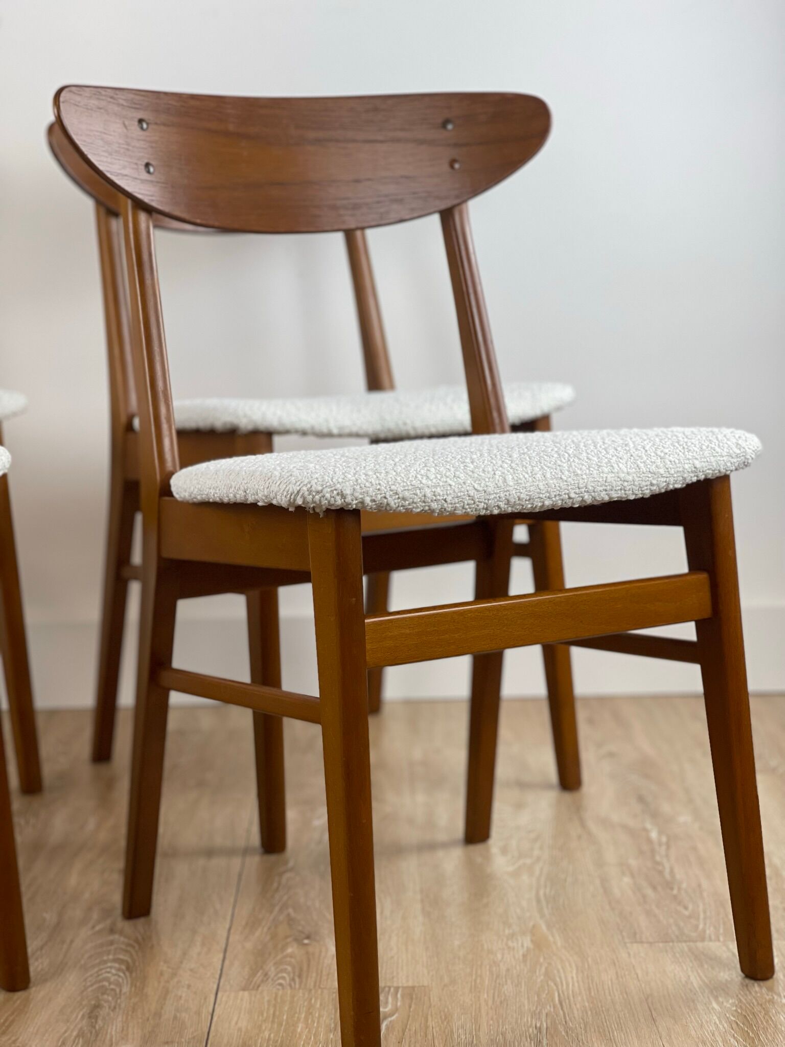 Set of 4 danish farstrup chairs model 210