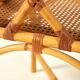 4 rattan chairs Vivai del sud, Italy 1970s