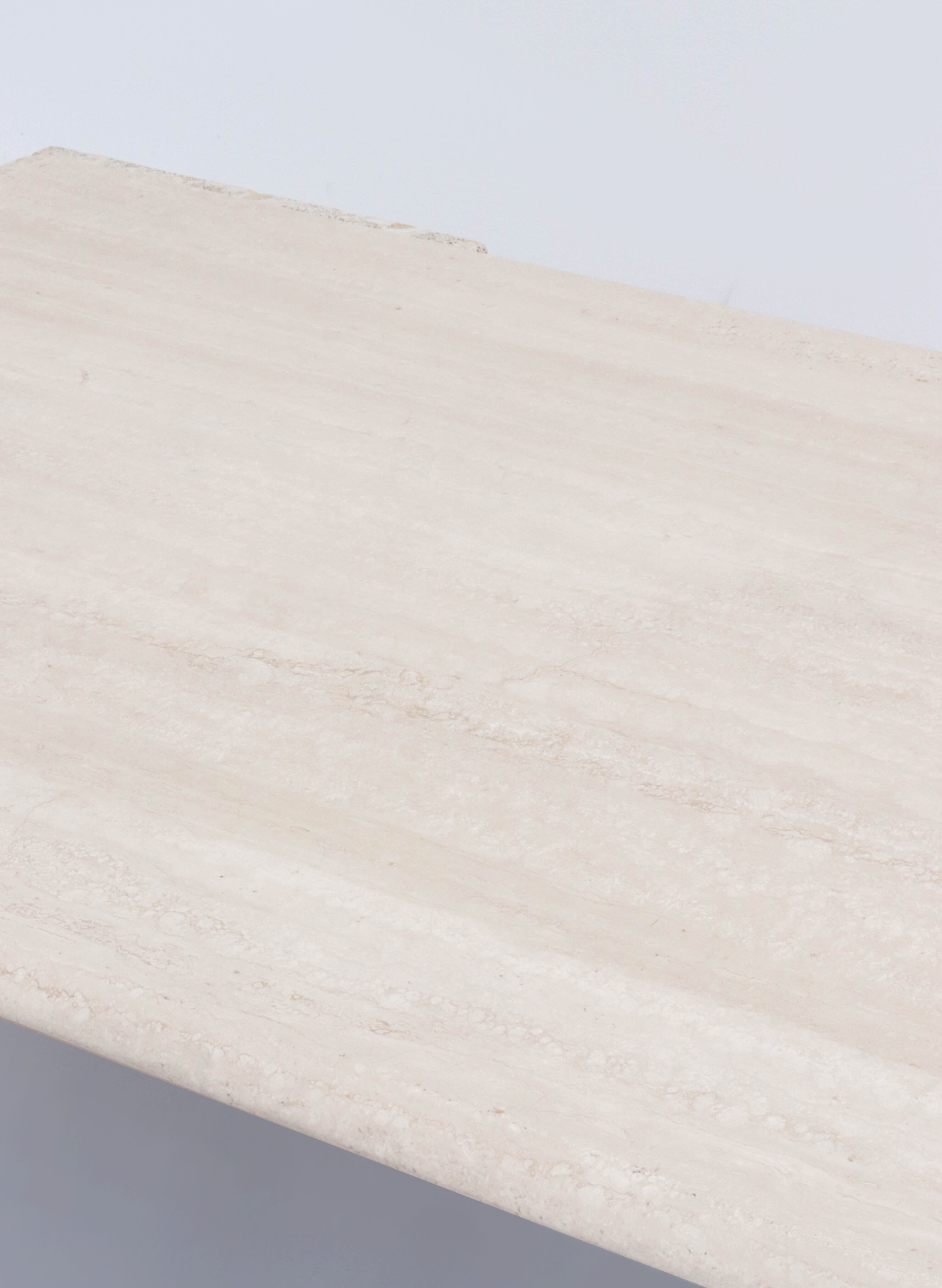 Vintage Italian Travertine Coffee Table