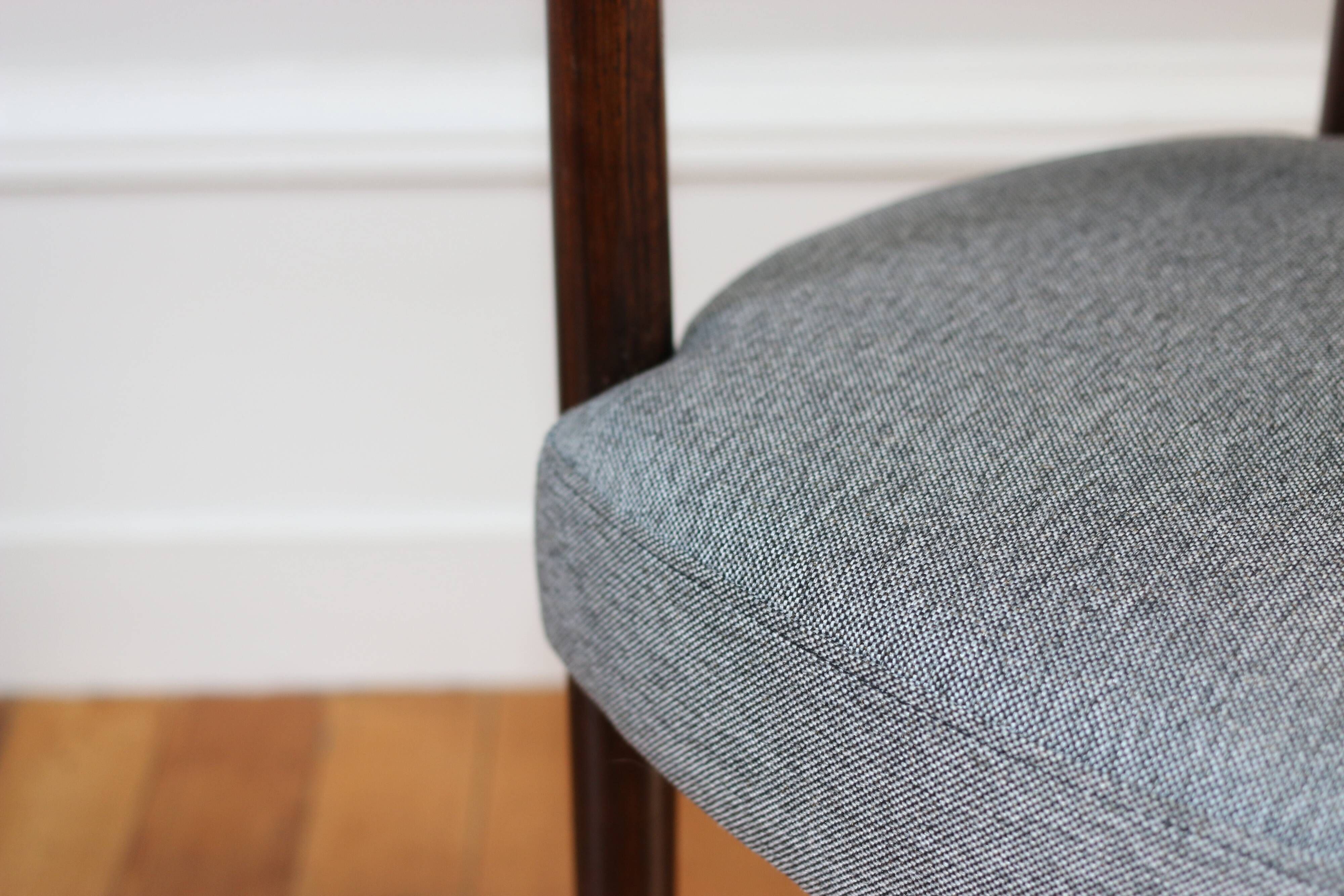 Scandinavian bridge chair in rosewood by Ole Gjerlov-Knudsen, 1960