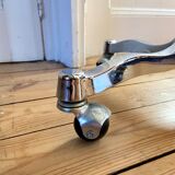 Model man Stockman on foot with chrome wheels