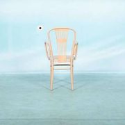 Ensemble de deux fauteuils en bois style Thonet, vintage rétro