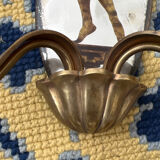 Wall lamp in eglomised glass