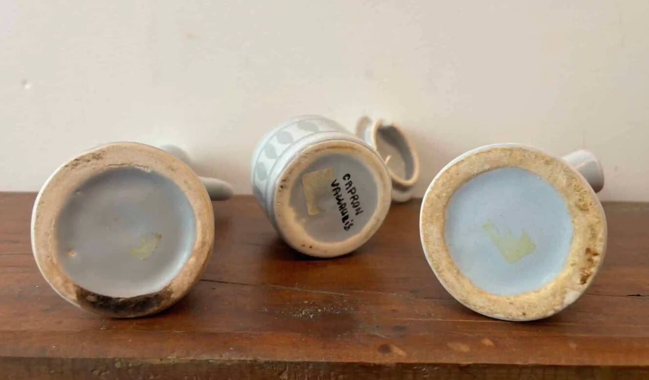 Trio de céramiques Roger Capron années 60