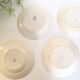 4 assiettes plates mélangées Terre de Fer, Luneville, Creil et Montereau, BFK