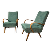 Paire de fauteuils par Jaroslav Smidek, années 1960