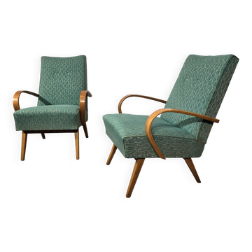 Vintage Armchairs by Jaroslav Smidek, 1960s, Set of 2