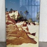 Old “desert” photo on wood