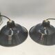 Pair of enamelled sheet metal suspensions