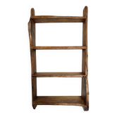 Solid wood wall shelf / storage shelf