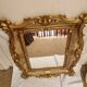 Gilded baroque mirror 60x50cm