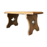 Wooden bench