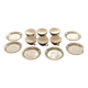 Ensemble de six tasses à café et soucoupes vintage Pillivuyt