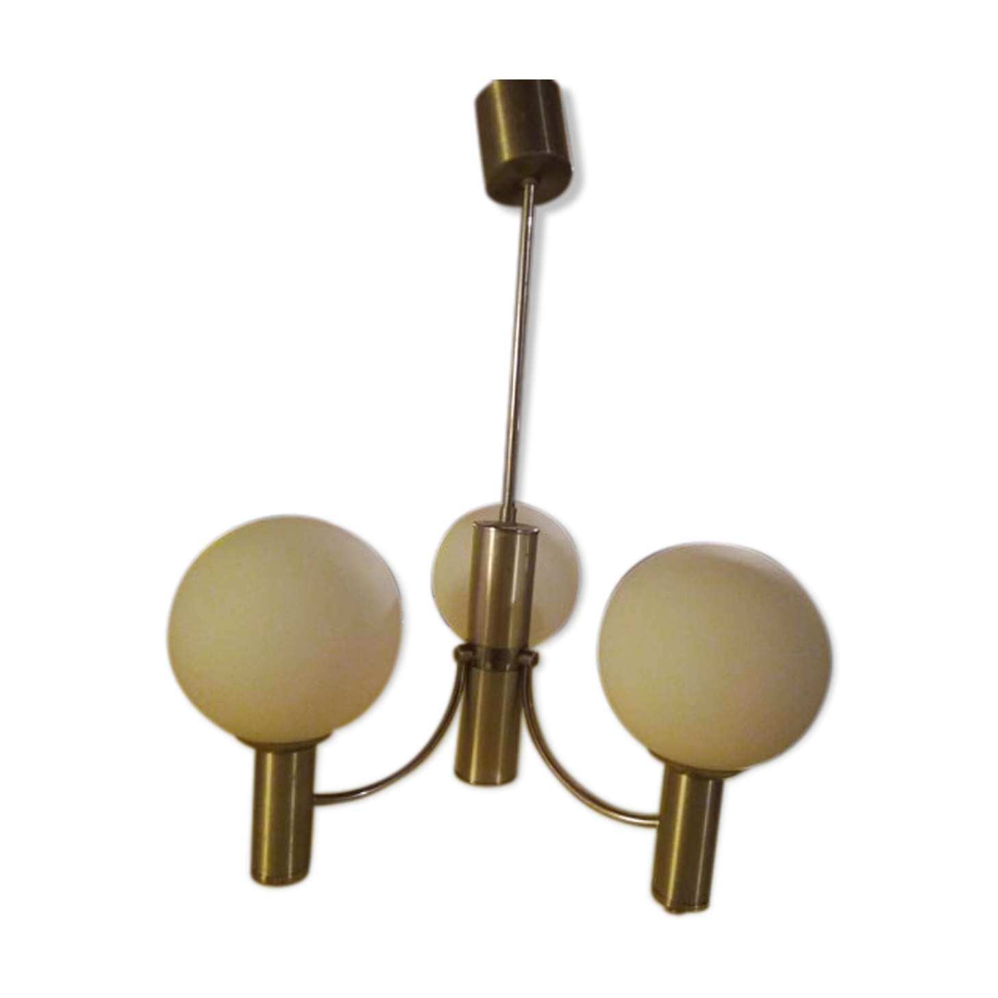 Hanging 70s opaline globes