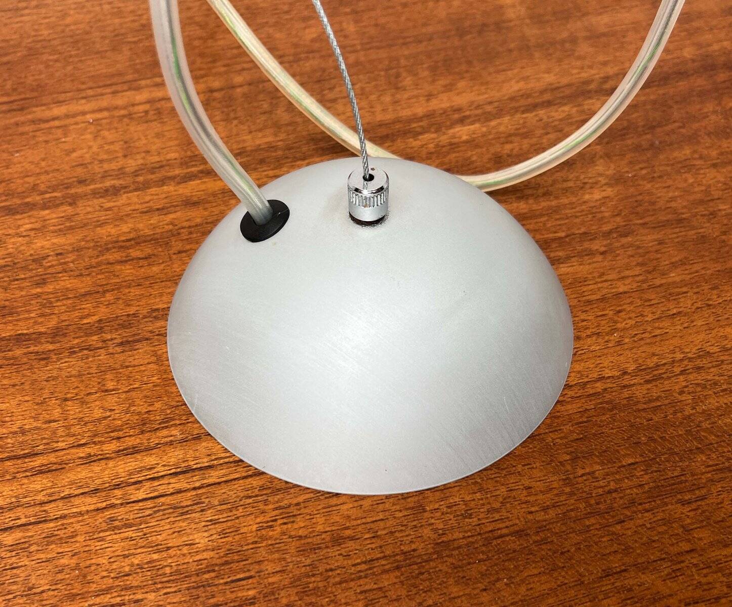 Postmodern Italian glass pendant lamp model Gaia by Luciano Cesaro for Tre Ci Luce, 1980s, set of 2.