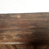 Church bench wooden chest 18th