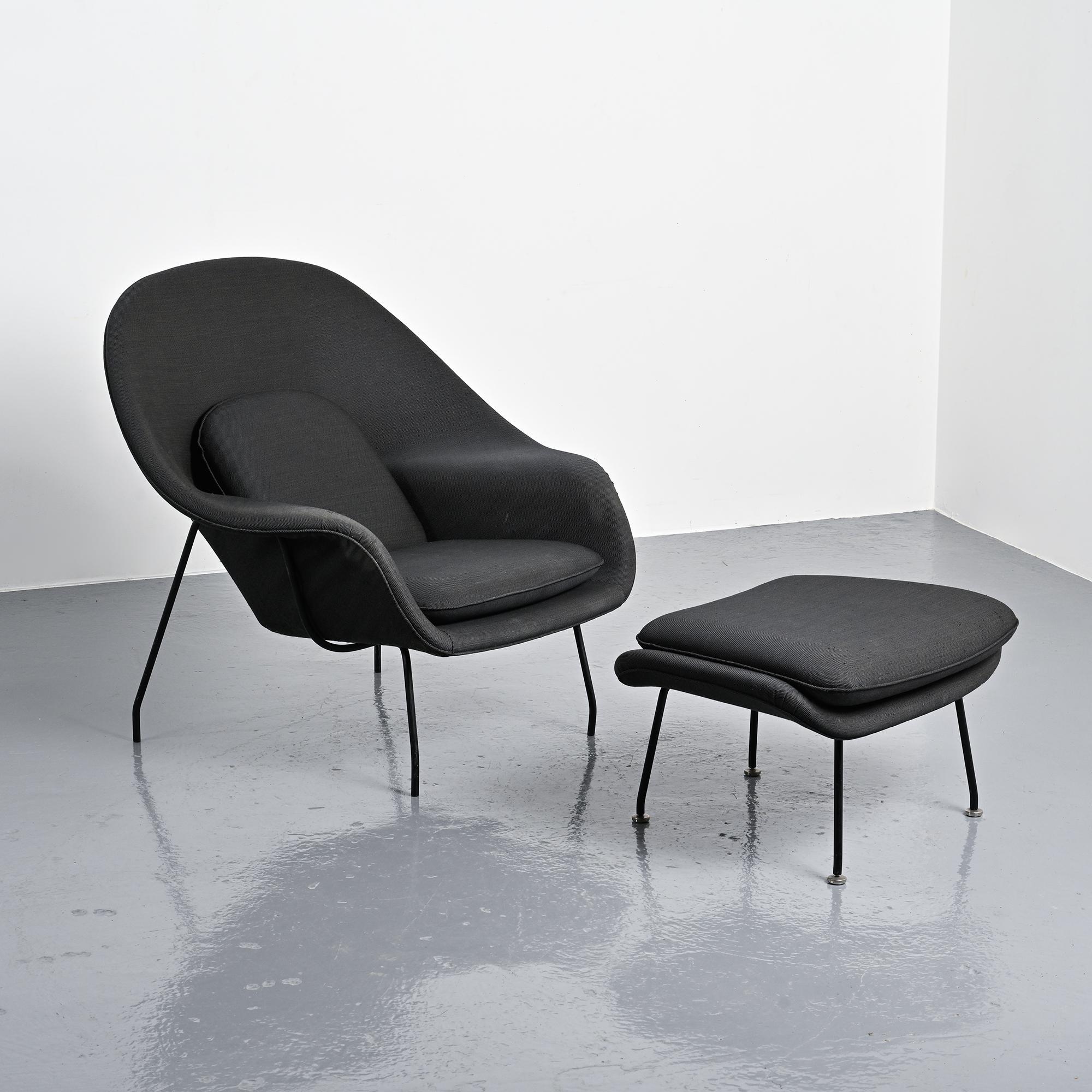 Womb Chair 2nd edition by Eero Saarinen, Knoll around 1970