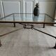 XL Gilt Coffee Table, Italy, 1970's, by Giovanni Banci for Hermes