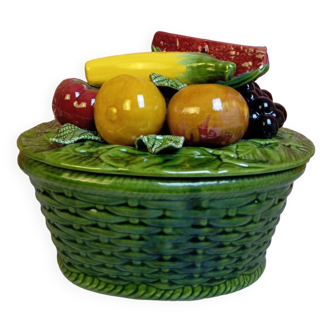 Compote bowl with ceramic lid