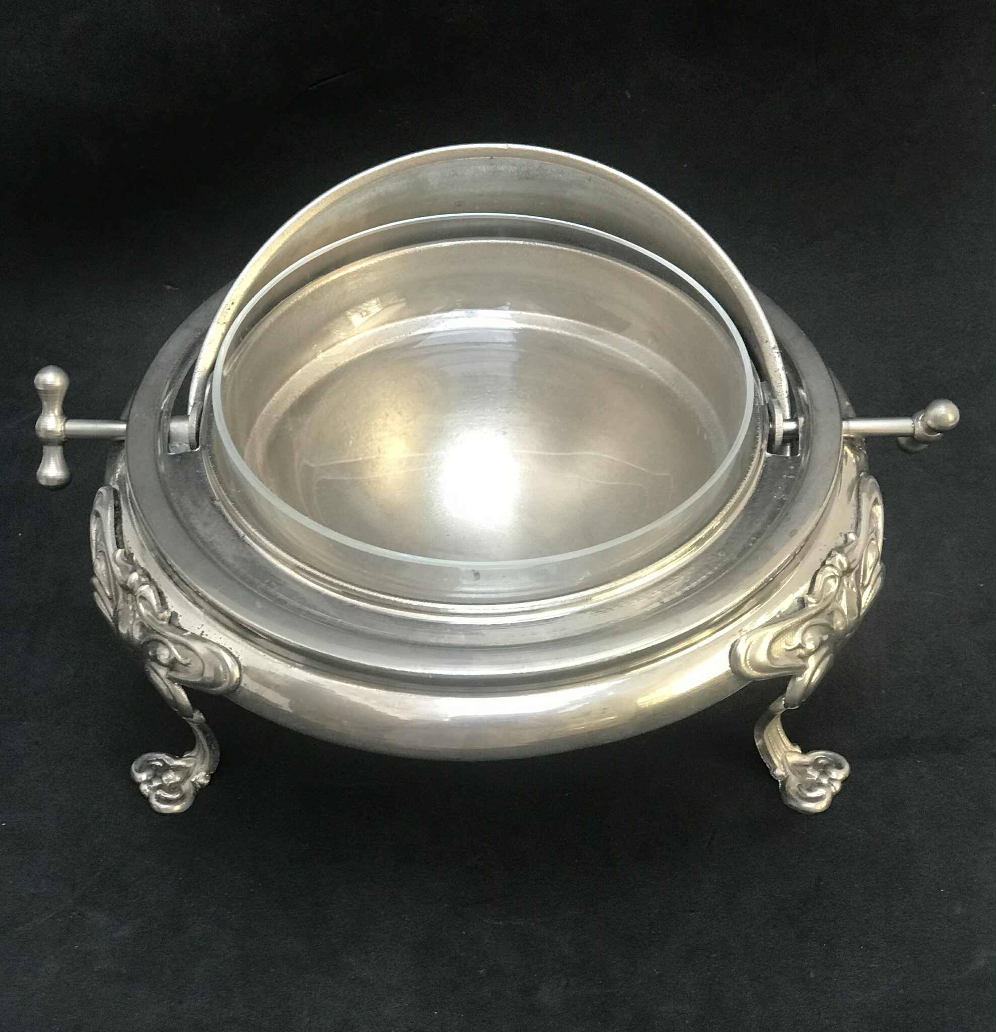 Antique butter dish or caviar holder
