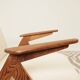 Fauteuils MID century chaise longue vintage en écru lot de 2 fauteuils