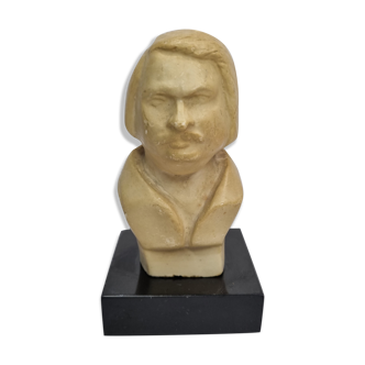 Plaster bust of Honoré de Balzac, 13 cm
